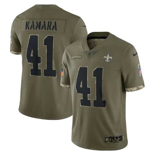 Men's New Orleans Saints #41 Alvin Kamara 2022 Olive Salute To Service Limited Stitched Jersey,We sell and wholesale Men's New Orleans Saints #41 Alvin Kamara 2022 Olive Salute To Service Limited Stitched Jersey on line form chian!